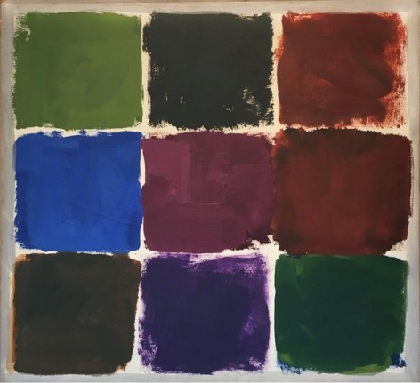 Untitled, c. 1965, oil on canvas, 23 x 25 in.