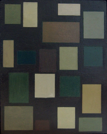 The Forest Floor, 1950, oil on board, 20 x 16 in.