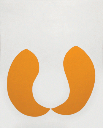White Yellow Deep, 1964, oil on canvas, 52 x 42 in.