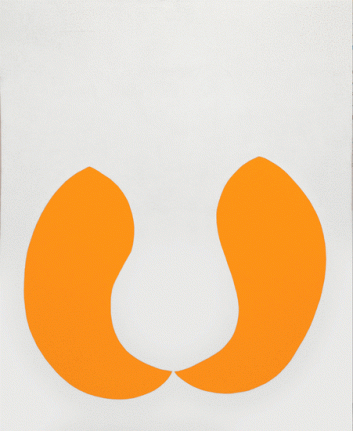 White Yellow Deep, 1964, oil on canvas, 52 x 42 in.