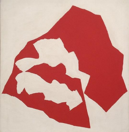 Untitled Red #73, c. 1960, oil on canvas, 28 x 27 in.