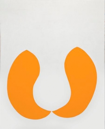 White Yellow Deep, 1964, oil on canvas, 52 x 42 in.
