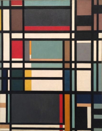 City Rectangle, 1948, oil on canvas, 34 x 26 in.