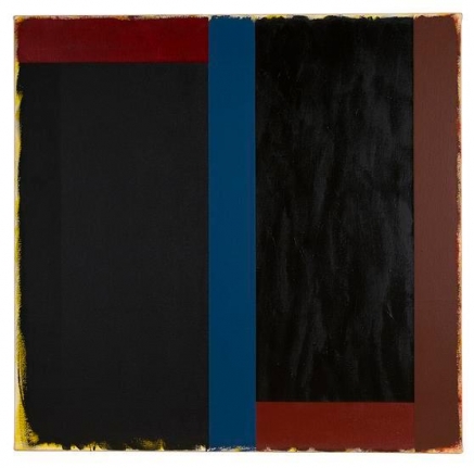 Monsignor, 1984, oil and acrylic on canvas, 60 x 62 in.