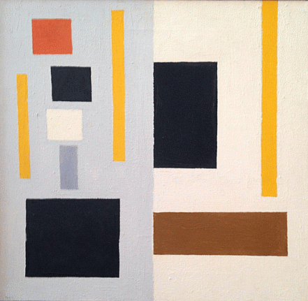 Untitled, 1960, oil on canvas, 16 x 16 in.