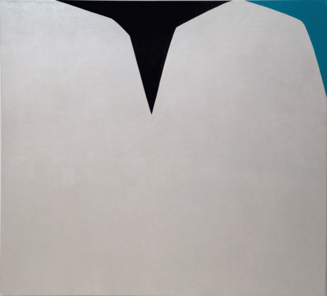 Twin Forms, 1960, oil on canvas, 74 x 68 in.