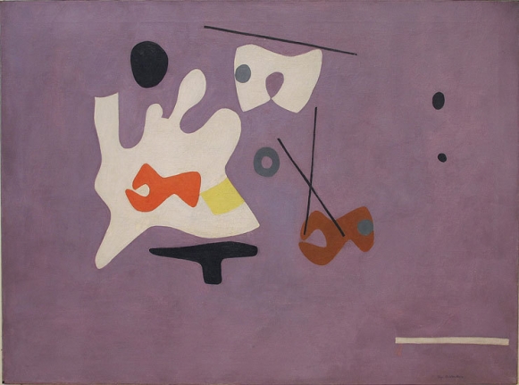 Ilya Bolotowsky, "Colbalt Violet," 1938, oil on canvas, 30 x 40 in.