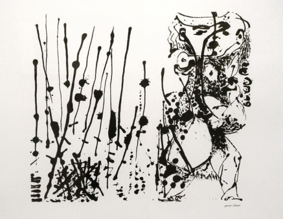 Untitled, CR1091 (after painting Number 7, CR324), 1951, screenprint, 29 x 23 in., printed in 1964