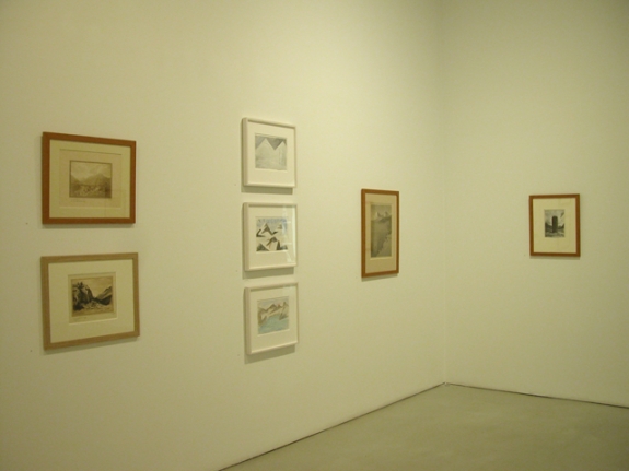 Installation of Swiss Mountainscapes, January 25 – March 24, 2007