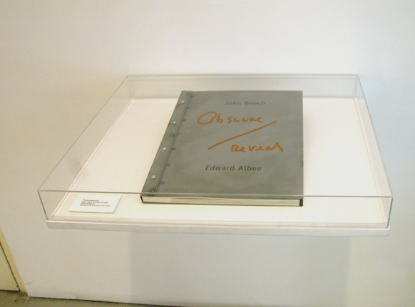 Installation view of John Beech & Edward Albee, Obscure/Reveal, 2008 at Peter Blum SoHo.