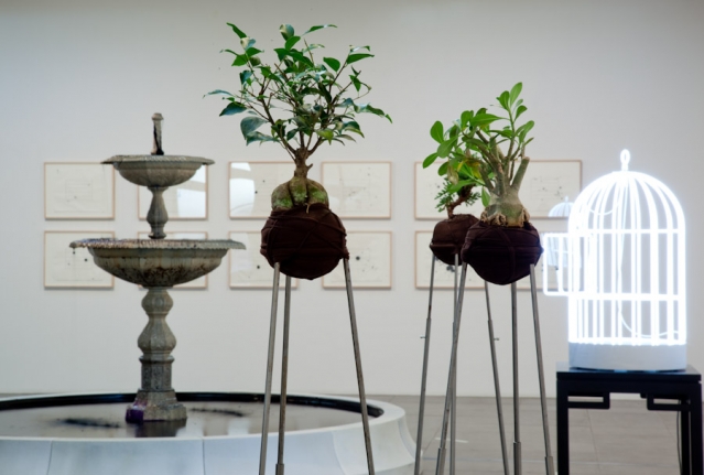 Installation view of Su-Mei Tse, Words and Memories, 2009 at Peter Blum Chelsea.