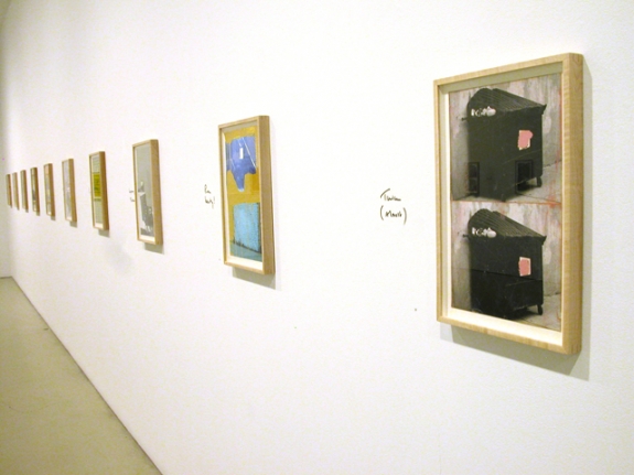 Installation view of John Beech & Edward Albee, Obscure/Reveal, 2008 at Peter Blum SoHo.