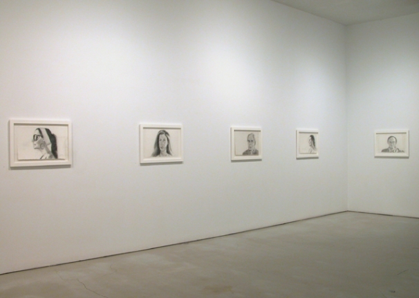 Installation view of Alex Katz, Drawings, 2009 at Peter Blum SoHo.