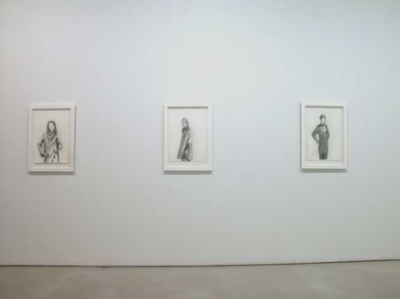 Installation view of Alex Katz, Drawings, 2009 at Peter Blum SoHo.