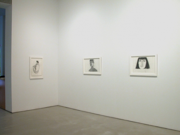 Installation view of Alex Katz, Drawings, 2009 at Peter Blum SoHo.