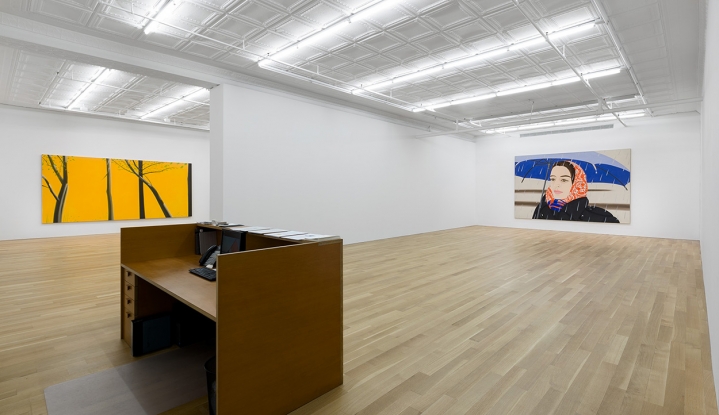 Installation of Three Paintings, November 16, 2017 – January 27, 2018
