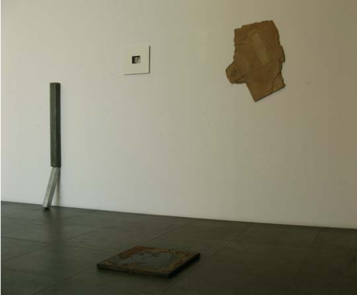 Installation view of William Anastasi, opposites are indentical, 2008 at Peter Blum Chelsea.