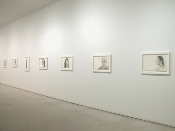 Installation view of Alex Katz, Drawings, 2009 at Peter Blum SoHo.