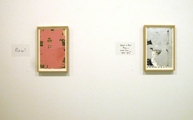 Installation view of John Beech & Edward Albee, Obscure/Reveal, 2008 at Peter Blum SoHo.