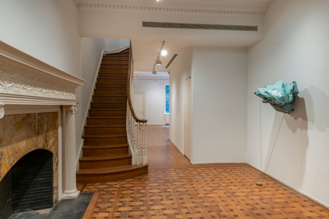 Installation view of the Kennedy Yanko exhibition, "Postcapitalist Desire" at Tilton Gallery.