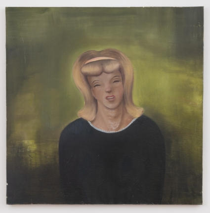 Nicole Eisenman "Swamp Girl", 1992 Oil on canvas 47-3/4 x 47-3/4 inches