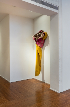 Installation view of the Kennedy Yanko exhibition, "Postcapitalist Desire" at Tilton Gallery.