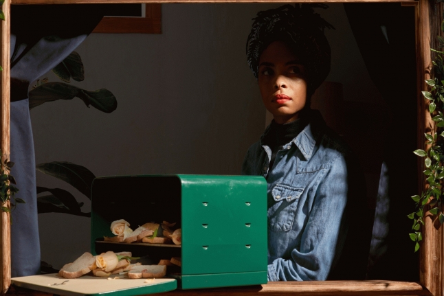 Merik Goma As I Wait, Untitled #6 (Bread and Roses), 2019