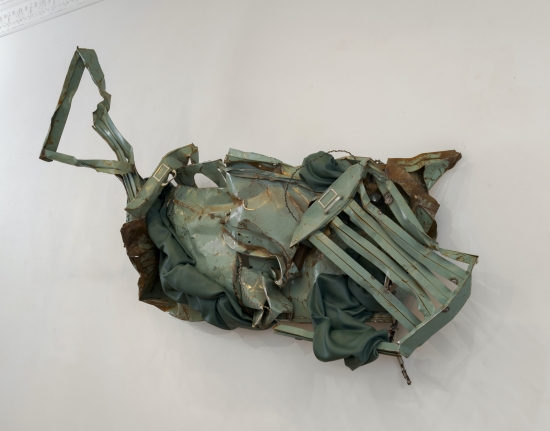 Installation view of the Kennedy Yanko exhibition, "Postcapitalist Desire" at Tilton Gallery.