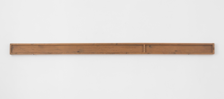 Richard Nonas Untitled, 1973 Wood 94 1/2 x 5 x 1 3/4 inches