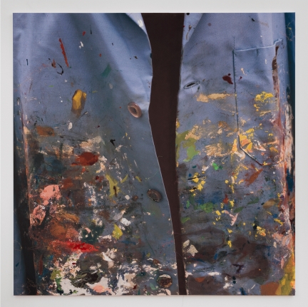 Berend Strik Decipher the Artist's Mind: infra mince (studio smock Helen Frankenthaler), 2016