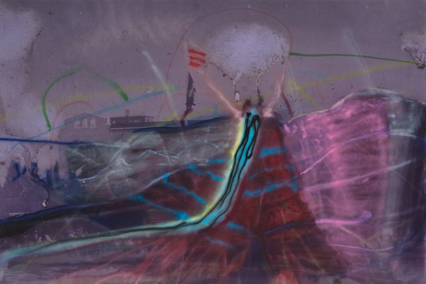 Untitled (Spray paint painting)
