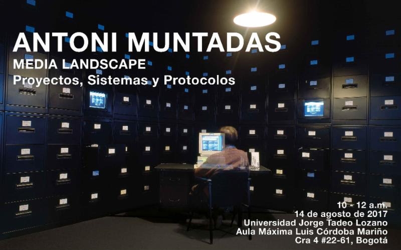 Muntadas: "Media Landscaoe: Proyectos, Sistemas y Protocols"
