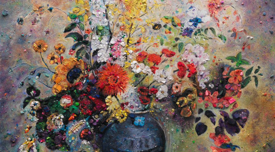 VIK MUNIZ, Metachrome (Flowers, after Odilon Redon II), 2016