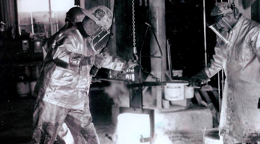 At the Foundry working on Glory Days Stay on this page to see photos of work