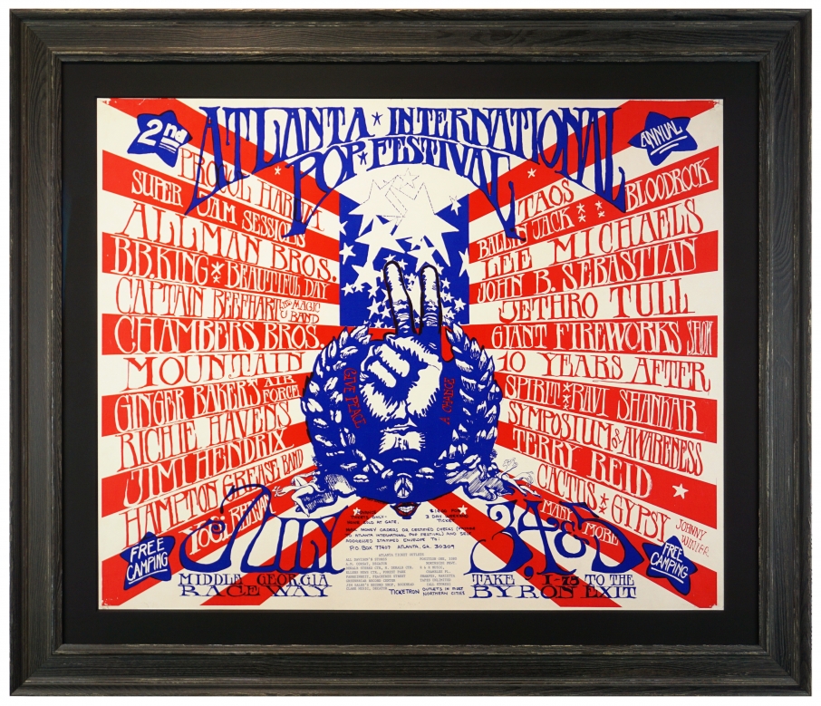 Atlanta Pop Festival - Allmans and Hendrix - 1970