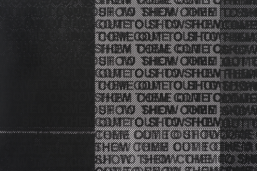 Glenn Ligon - come out #8