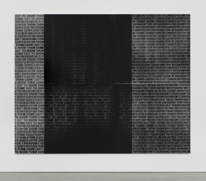 Glenn Ligon - come out #9