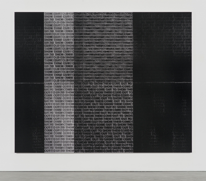 Glenn Ligon - come out #8