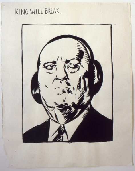 Raymond Pettibon, But answering his