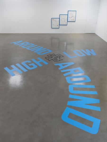 Lawrence Weiner, AROUND & AROUND HIGH & LOW