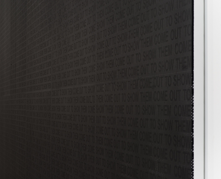 Glenn Ligon - come out #10