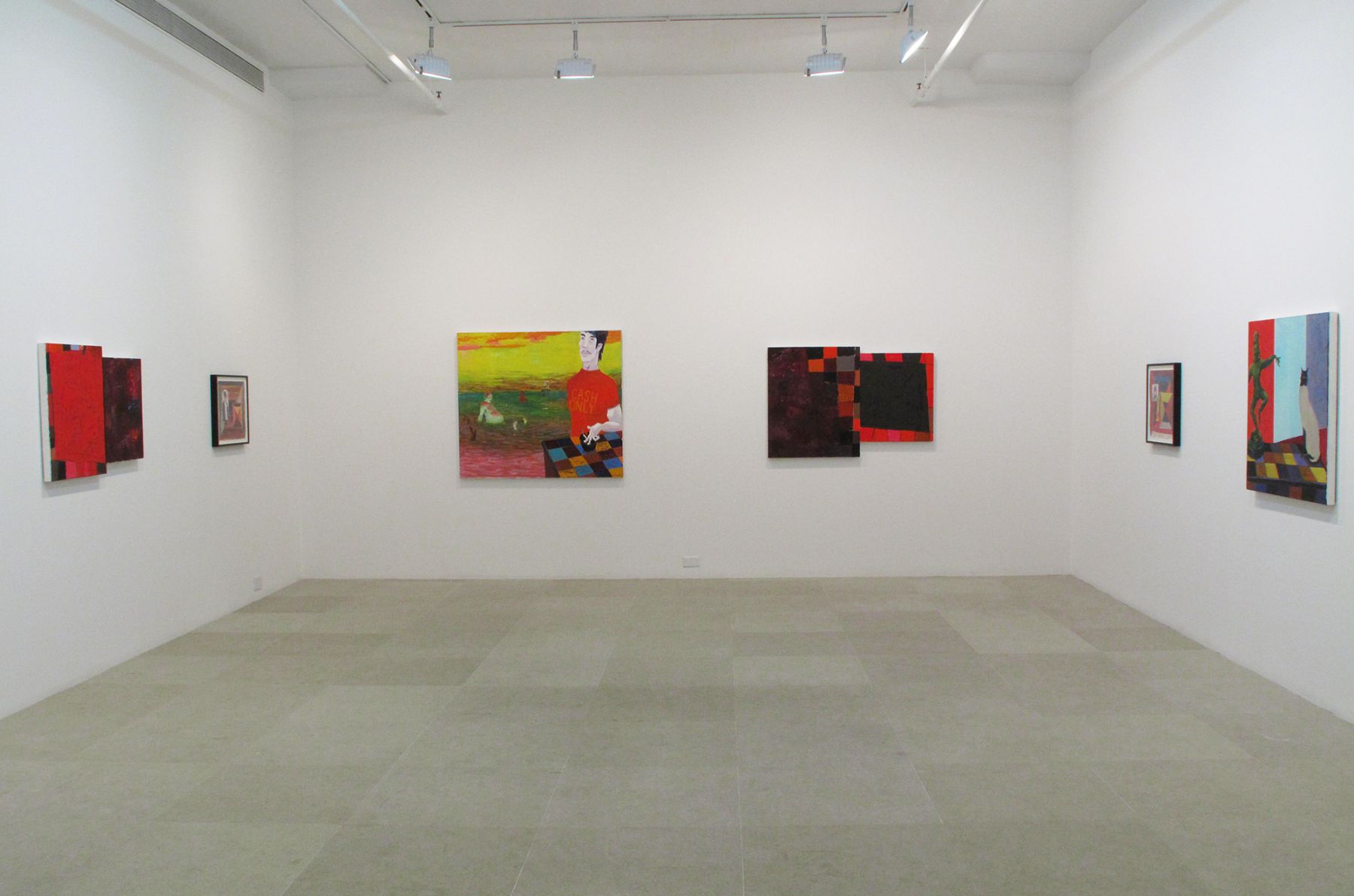 Installation view, Greene Naftali, New York, 2009