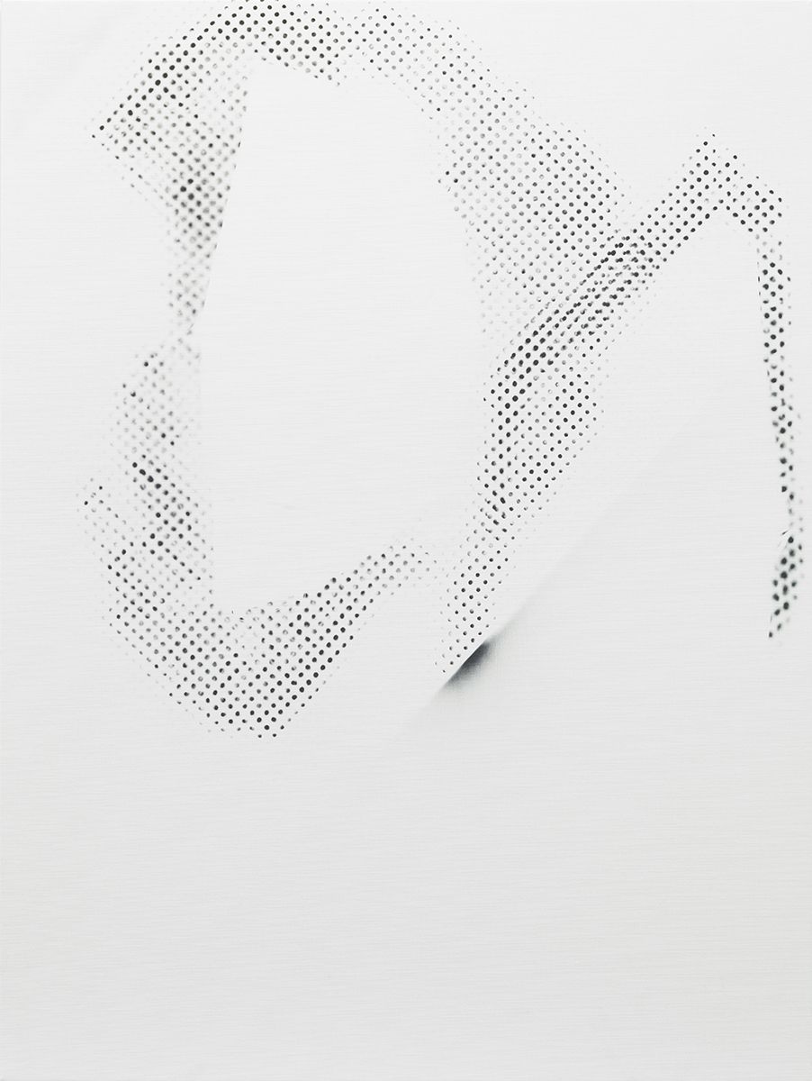 Michael Krebber Untitled (3), 2013 Lacquer on canvas 63 x 47 3/8 inches (160 x 120 cm)