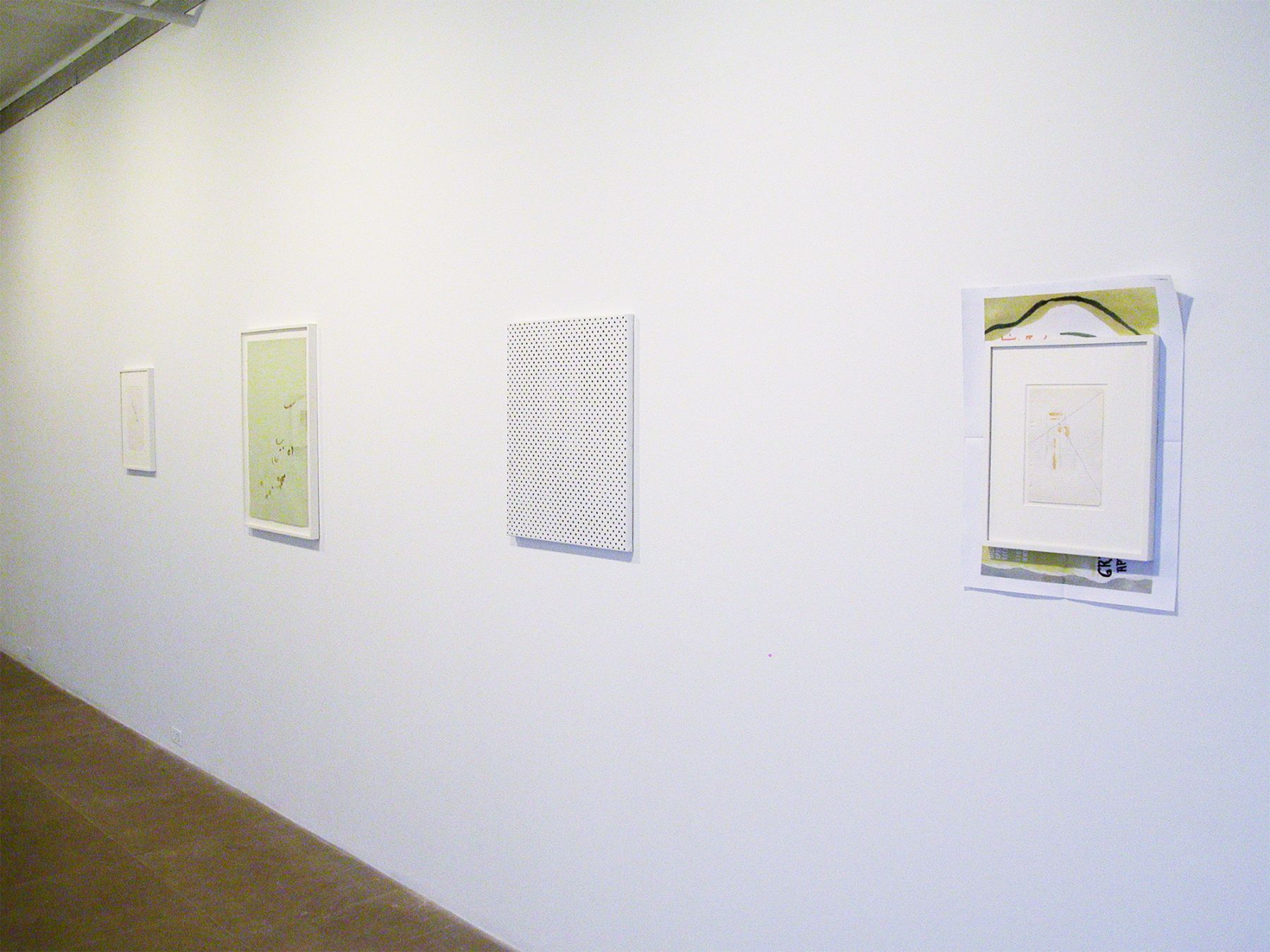 Installation view, Connecting Sugar with Hollywood, Greene Naftali, New York, 2006