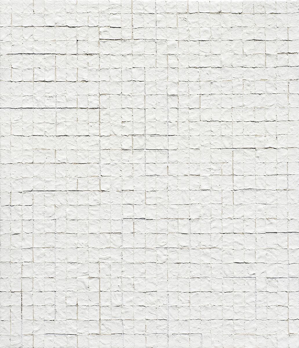 Chung Sang-Hwa Untitled 2015-03-02, 2015 Acrylic and kaolin on canvas 20 7/8 x 17 7/8 inches (53 x 45.5 cm)