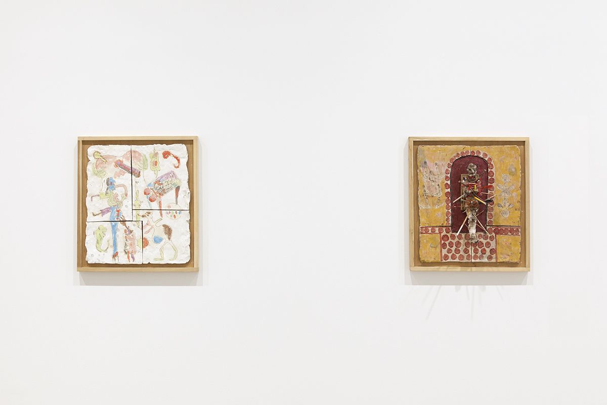 Richard Hawkins, Installation view, Norogachi: Ceramics After Artaud, Greene Naftali, New York, 2016