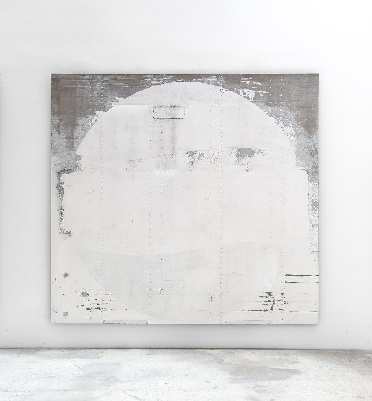 The Sound Gulper, 2014, Aluminum semi-trailer, 100 1/2 x 107 inches