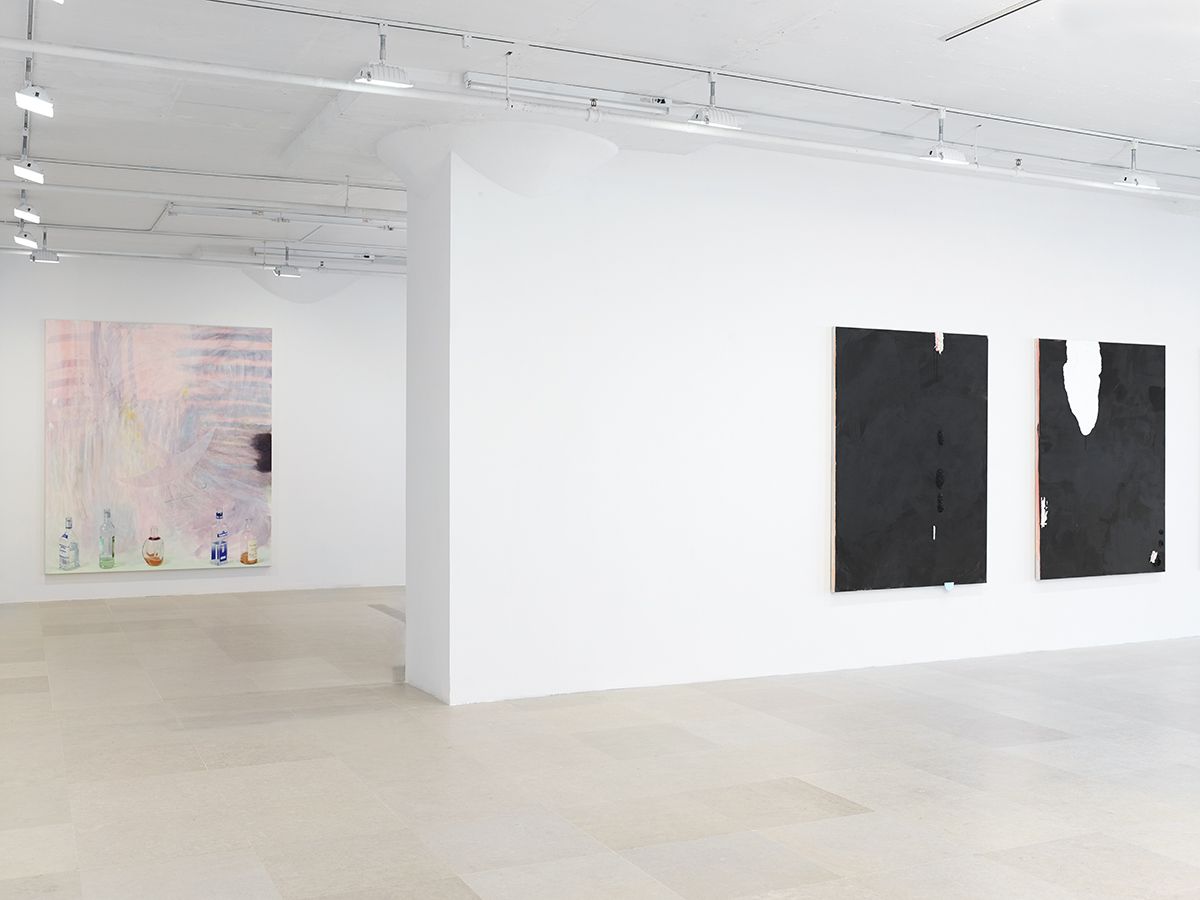 Monika Baer, Installation view, on hold, Greene Naftali, New York, 2015