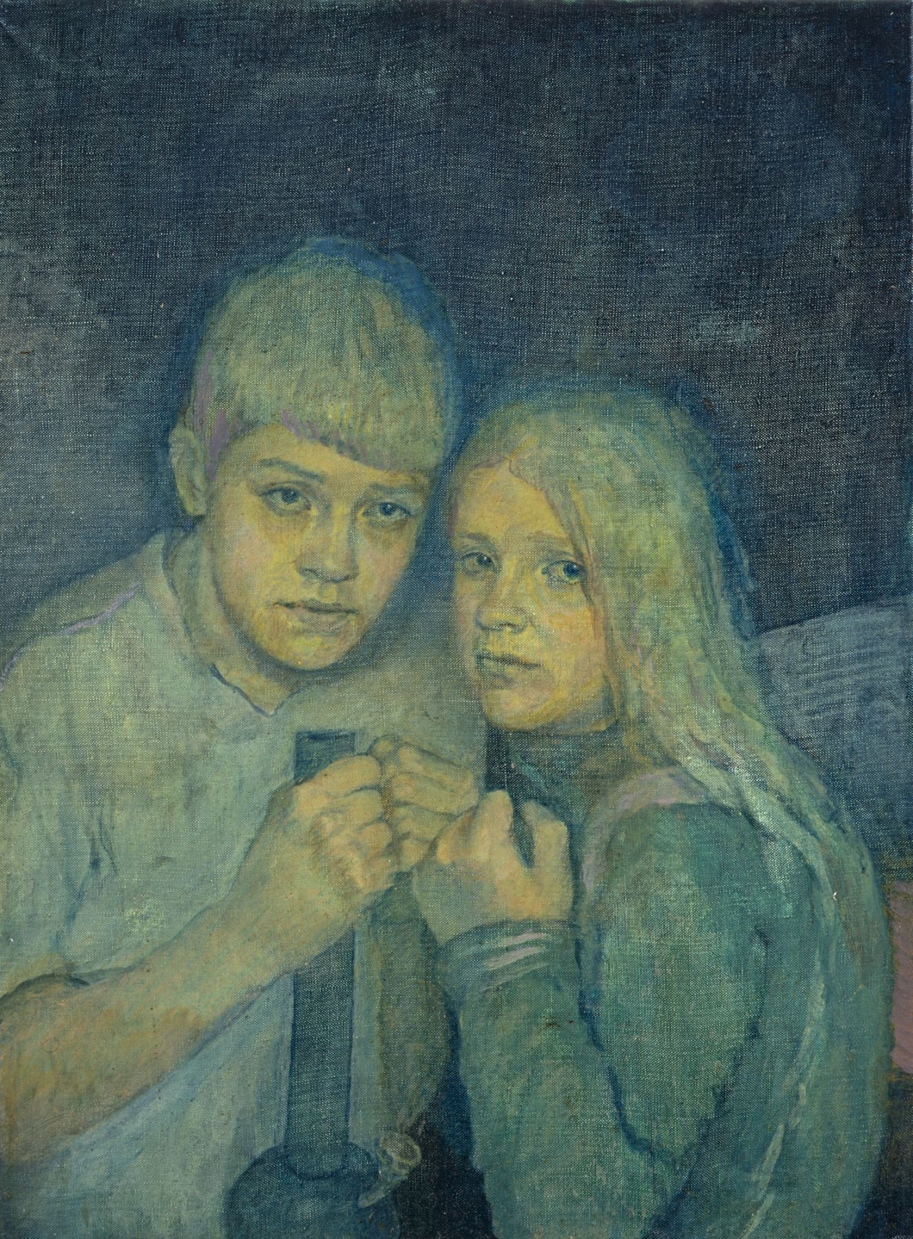 Dope Smokers, Paranoid, 2004, Oil on linen