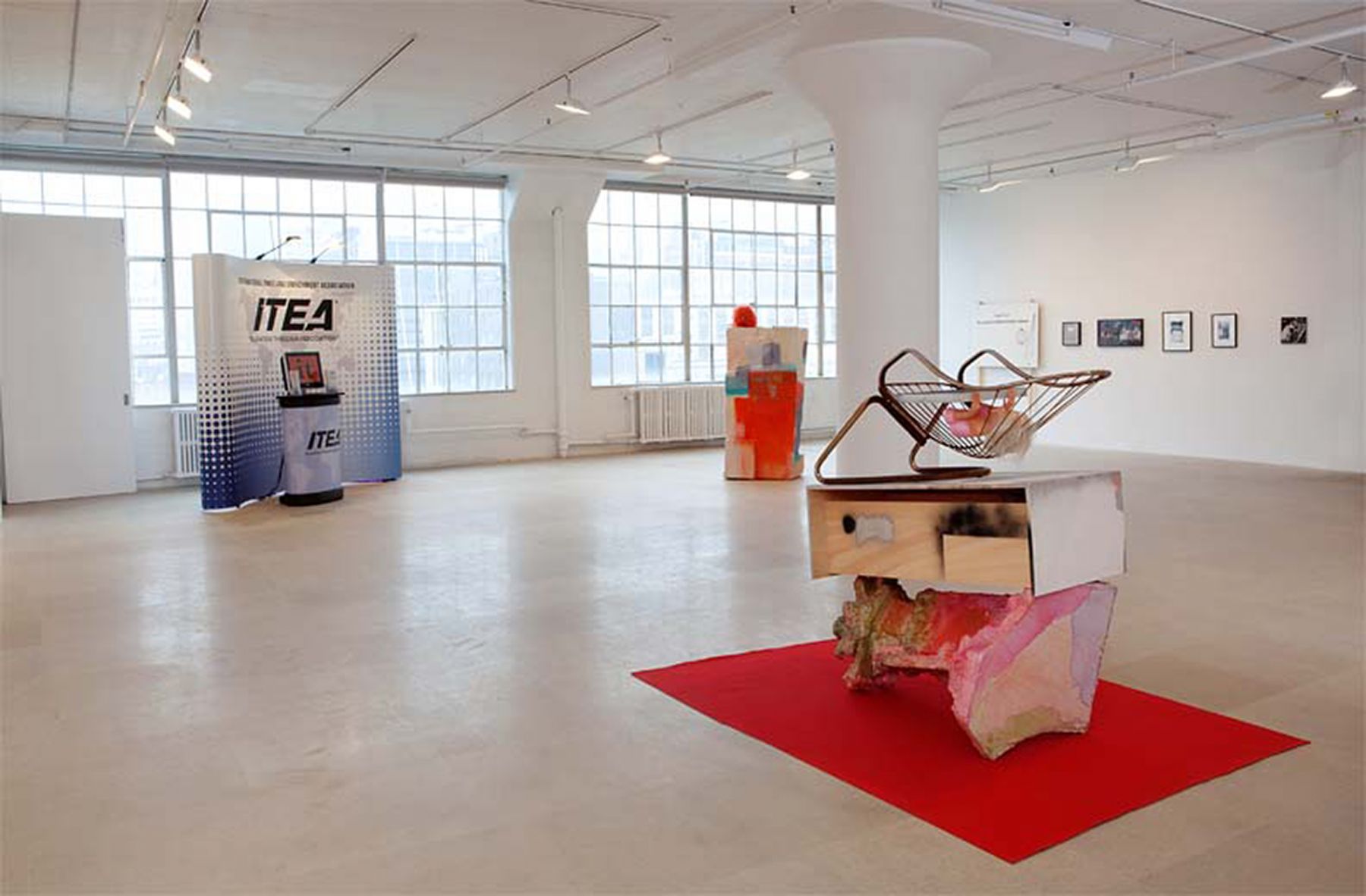 Installation view, ENTERTAINMENT, Greene Naftali, New York, 2012